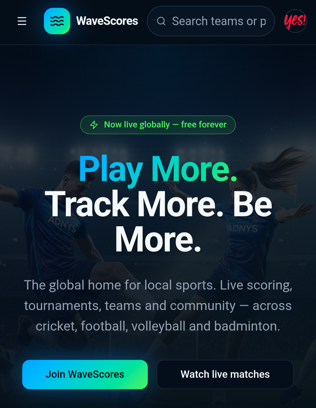 SPORTS App- WaveScores 